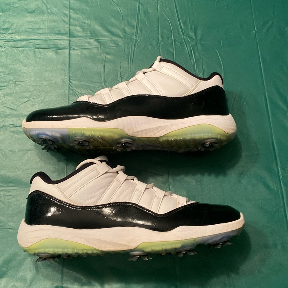 Jordan 11 concord golf shoes men’s size 11